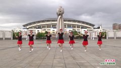 新余渝水区小云儿广场舞最美中国-团队演示