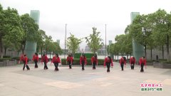 武汉汉阳黄金口岸凤凰广场舞北京的金山上-团队演示
