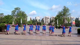 卢姨广场舞我的西藏-6月原创-石基彩虹舞队演示