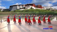 陕西凤舞飞天广场舞去西藏-团队演示