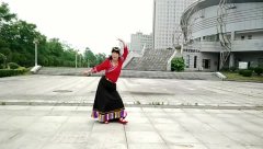 分宜矿建凤凰姐妹花广场舞藏族姑娘-团队演示