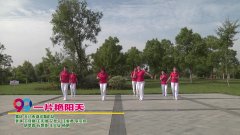 天门市湖滨广场舞一片艳阳天-团队演示