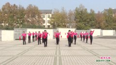河南省偃师市体育场快乐健身广场舞鼓动天地-团队演示