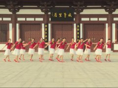 河南省洛阳市幸福天天广场舞雪山姑娘-团队演示