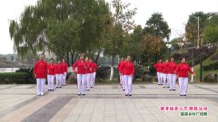 广西桂林市灌阳县城中区江东健身操队健身操第八节腰腹运动-团队