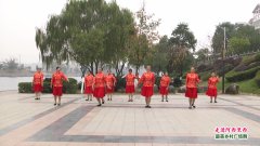 广西桂林市灌阳县红鹰军鼓队广场舞走进阿西里西-团队演示