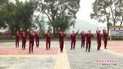 广西桂林市灌阳县黄关镇台子上广场舞那里的山那里的水-团队演示