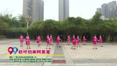 广西壮族自治区秋阳乐舞一队广场舞赶圩归来阿里里-团队演示