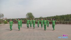 天津市武清区团结路健身广场舞歌在飞