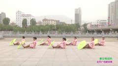 山西田益珍丹凤舞蹈培训中心一队广场舞姜女桃花吟-团队演示