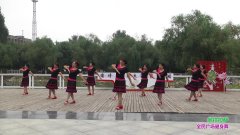 郑州市健康和谐广场舞2队广场舞向往拉萨-团队演示