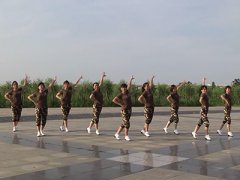 樟树雨露广场舞天上太阳红彤彤-团队演示