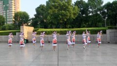 赤壁国税小区广场舞旗袍美人-团队演示