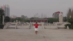 河南上蔡孟尧广场舞舞动中国-团队演示