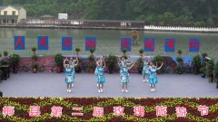 湖北黄梅艳艳广场舞舞动中国-团队演示