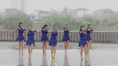 华容宋市社区幸福激情队广场舞爱情恰恰-团队演示