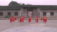 岳阳张谷英芭蕉舞蹈二队广场舞开门红-团队演示