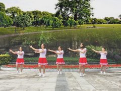 深圳龙华区珍珍健身舞蹈队广场舞咖喱咖喱-团队演示