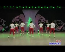 河北廊坊星月广场舞红日（背身）-团队演示