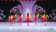 北京加州飞龙广场舞为你点赞（背身）-团队演示