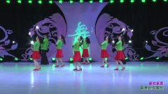 北京艺紫宁广场舞爱在草原（背身）-团队演示