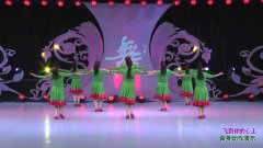 北京艺紫宁广场舞飞到你的心上（背身）-团队演示