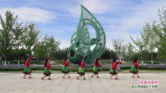 【民族盛典】北京加州飞龙广场舞美丽的麻阳-团队演示
