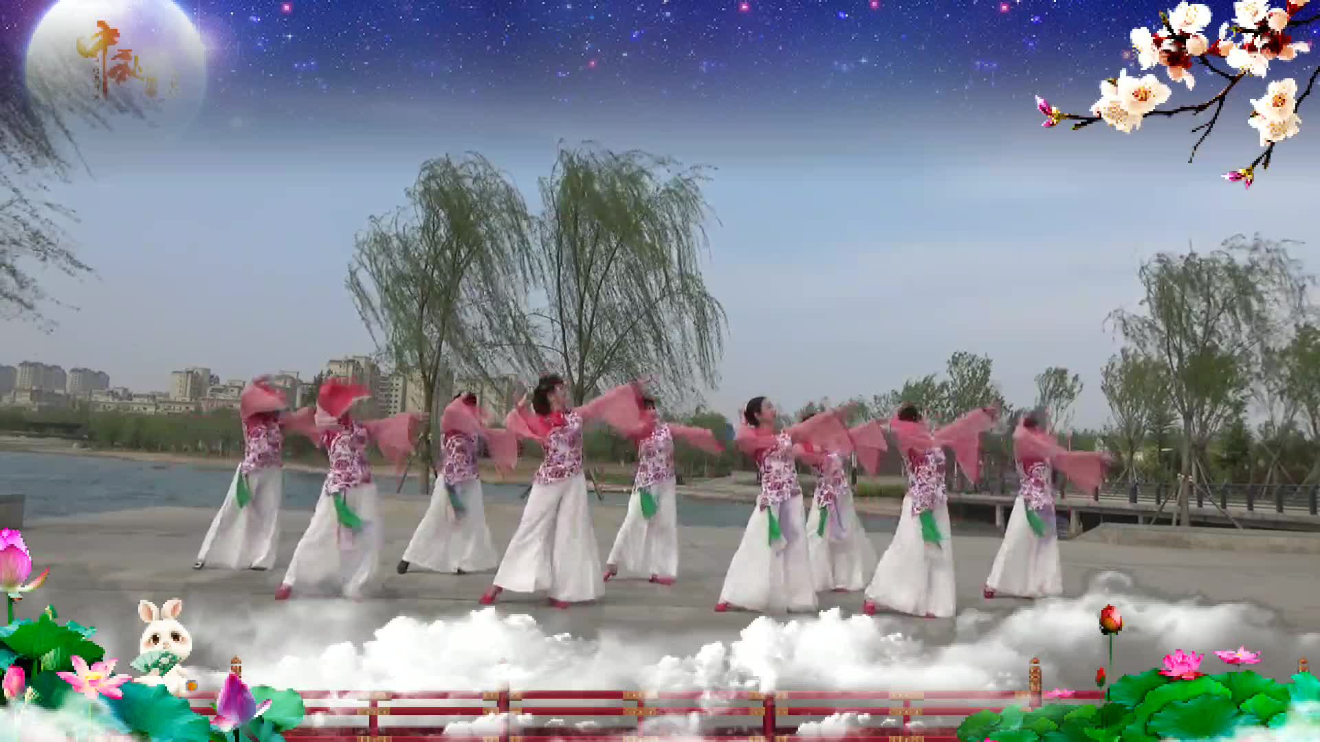 政务中心紫竹广场舞在那桃花盛开的地方-团队演示
