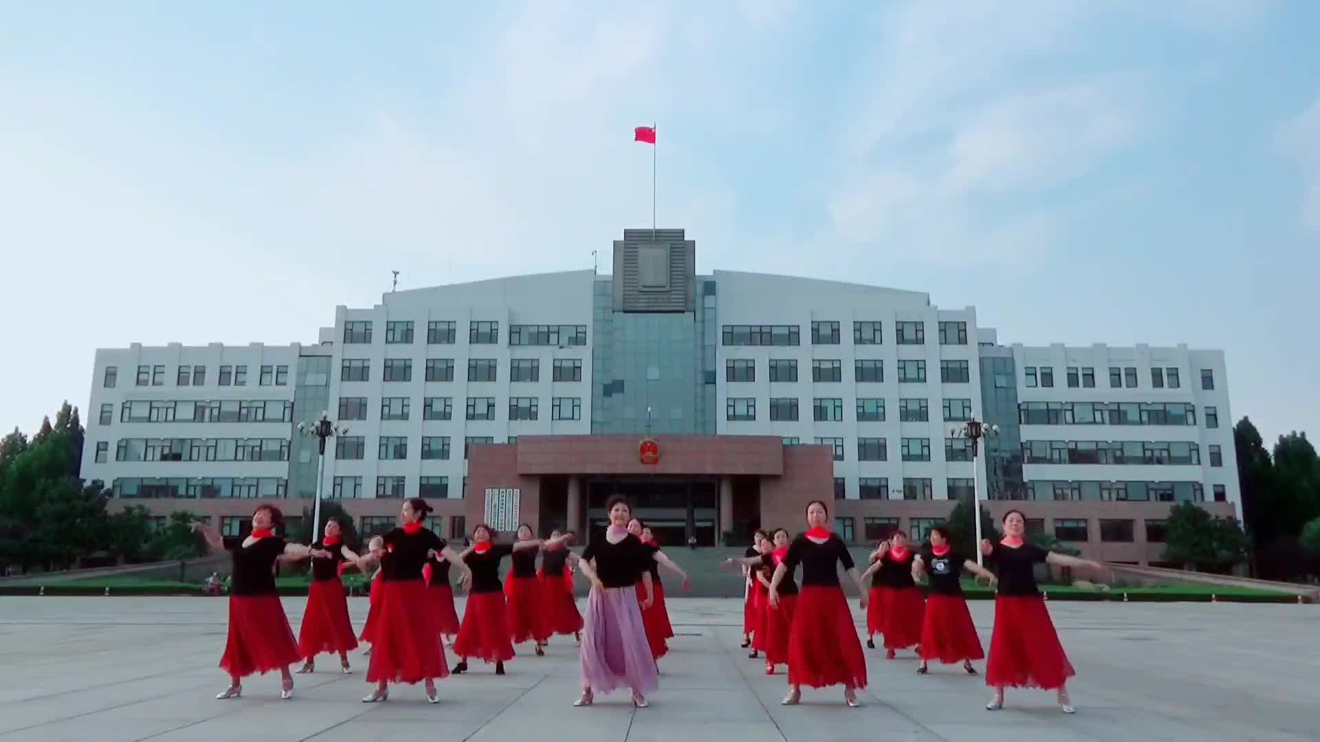 政务中心紫竹广场舞让中国更美丽-团队演示