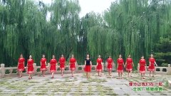 北京东风广场舞缘分让我们在一起-团队演示