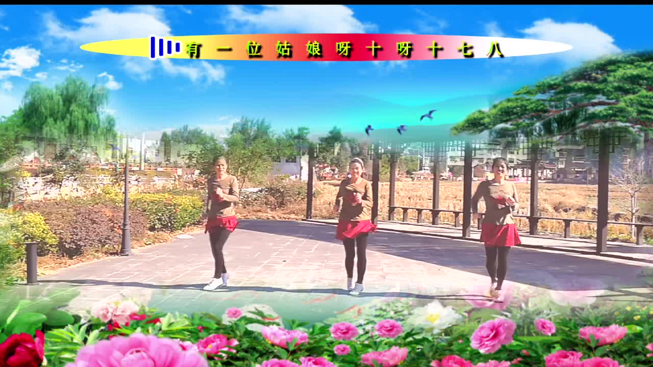 政和县梅坡村广场舞乌兰山下一朵花--团队演示