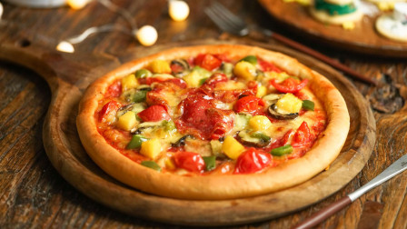 日食记菜谱-送不了圣诞礼物, 但可以送你一个圣诞披萨!