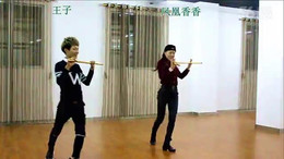 凤凰香香广场舞我是男人（正面演示）王子合作版 拐杖舞