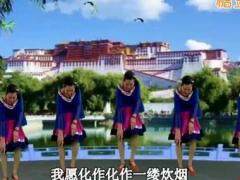 丁建女广场舞西藏情歌-原创 附教学