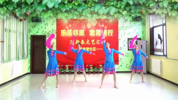 北京宝真广场舞比春更娇艳-扇子舞