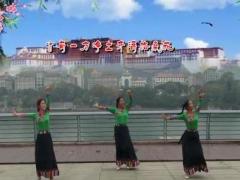 广西柳州彩虹广场舞向往拉萨